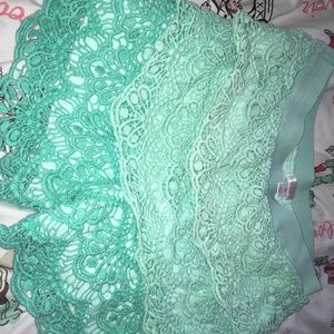 Teal shorts